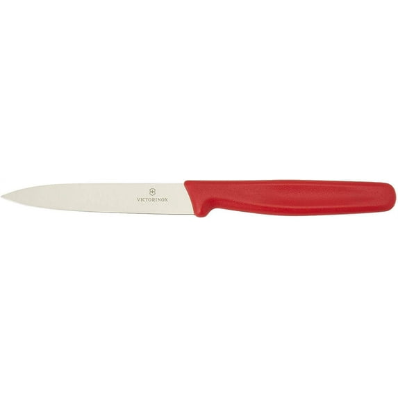 Victorinox 4 Red Paring Knife High Carbon 75141