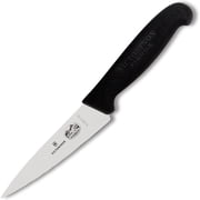 Victorinox 5" Mini Chefs Knife, Serrated Edge - Black Fibrox Handle