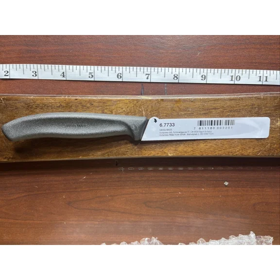 Victorinox 6.7733, Black 4 Swiss Classic Paring Knife Serrated Edge,Pointed Tip