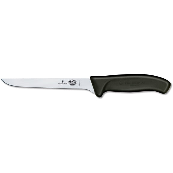 Victorinox 6.8413.15-X1 Boning, 6" Narrow, Flexible Blade; Black, Boxed