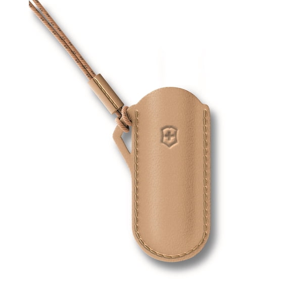 Victorinox Beige Leather Pouch for Pocket Knife