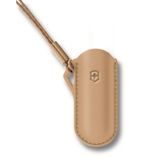 Victorinox Beige Leather Pouch for Pocket Knife