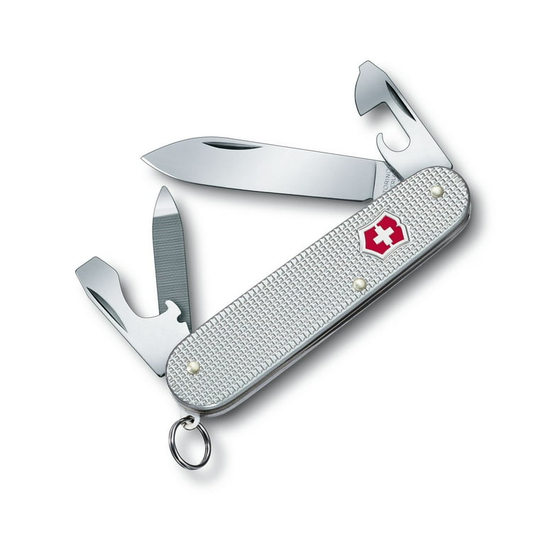 Victorinox Cadet Alox 9 Function Silver Pocket Knife - Walmart.com