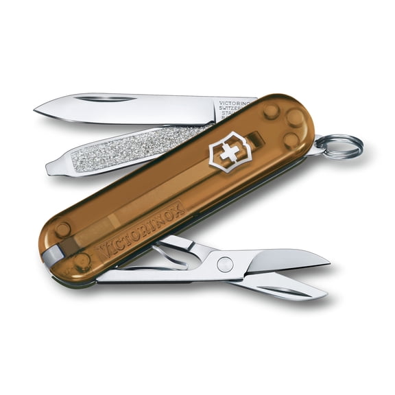 Victorinox Classic SD 7 Function Translucent Brown Pocket Knife