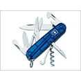 thumbnail image 1 of Victorinox - Climber Swiss Army Knife Translucent Blue Blister Pack, 1 of 1