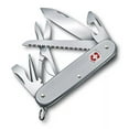 thumbnail interactive-video image 1 of Victorinox Farmer X Swiss Army Knife 10 Function Swiss Made Pocket Knife With Large Blade, Bottle Opener and Wood Saw - Silver, 1 of 7
