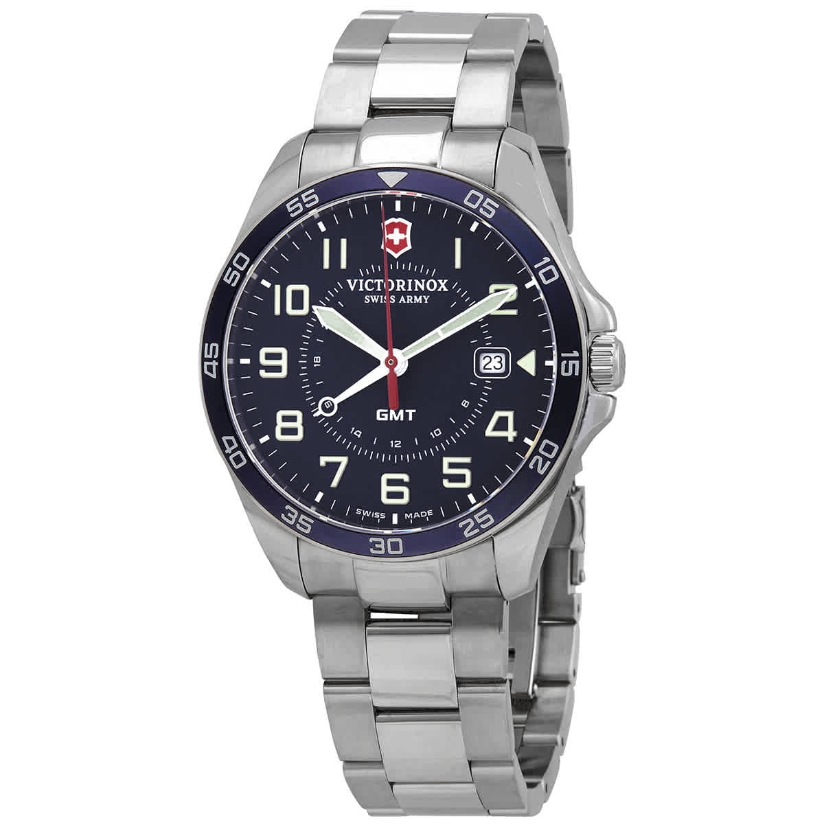Victorinox FieldForce GMT Quartz Blue Dial Men's Watch 241896