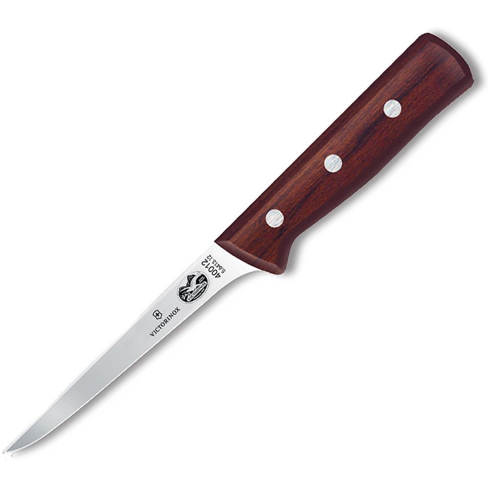 Victorinox Forschner 5" Boning Knife, Narrow, Stiff, Rosewood Handle
