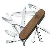 Victorinox Huntsman Wood Swiss Army Knife, 13 Function Multitool