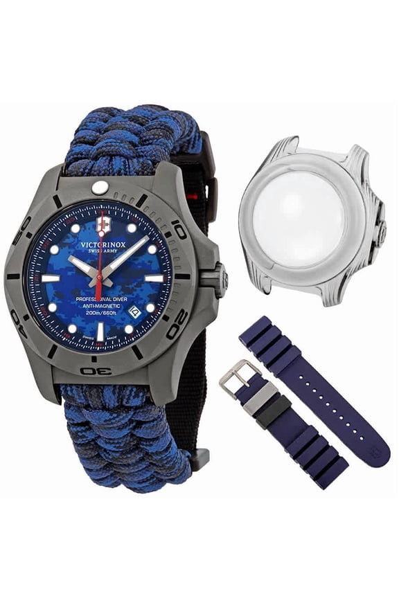 I.N.O.X. Professional Diver Titanium Blue Camo Dial Men's Watch 241813