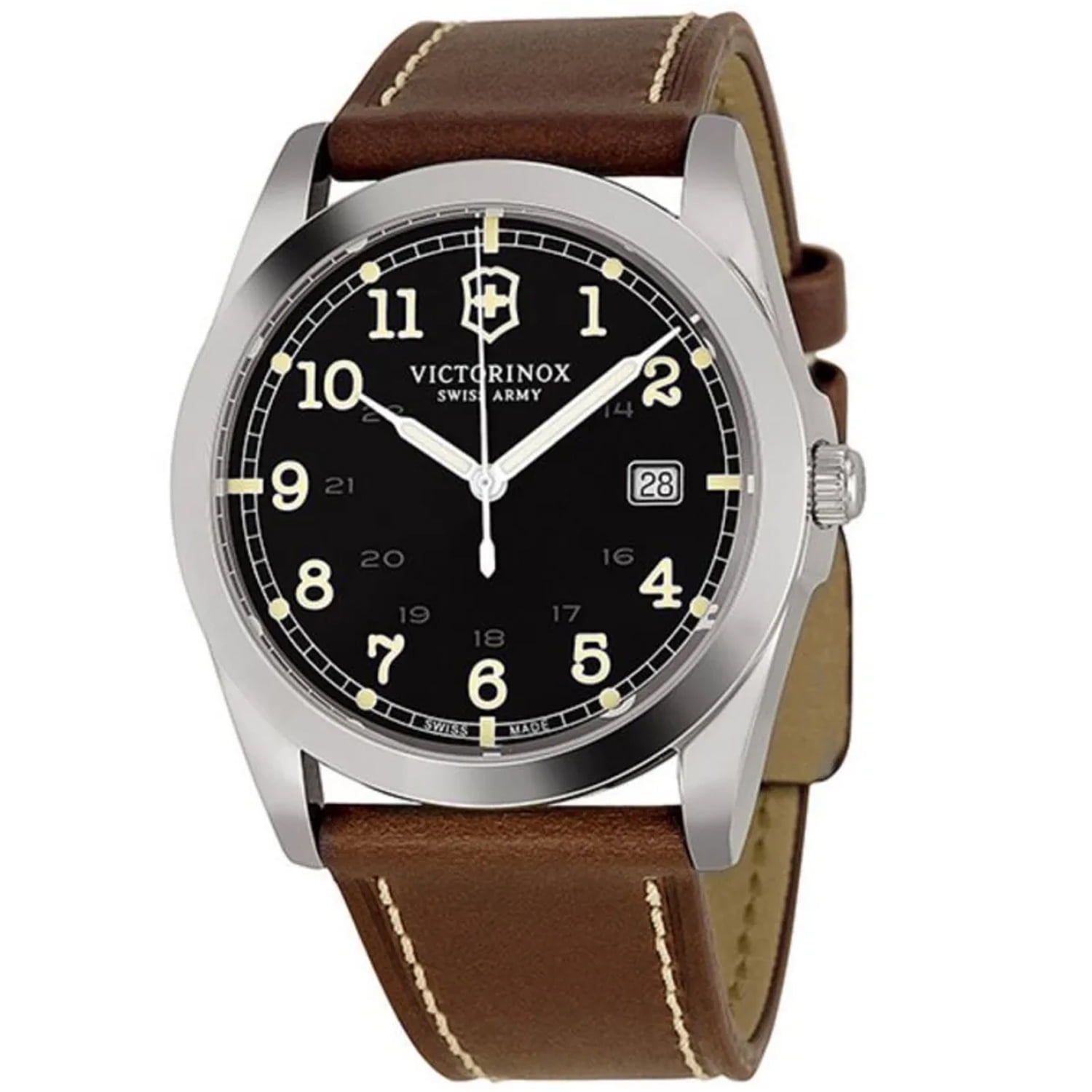 Victorinox Men's 241563 Infantry Military Time Leather Watch
