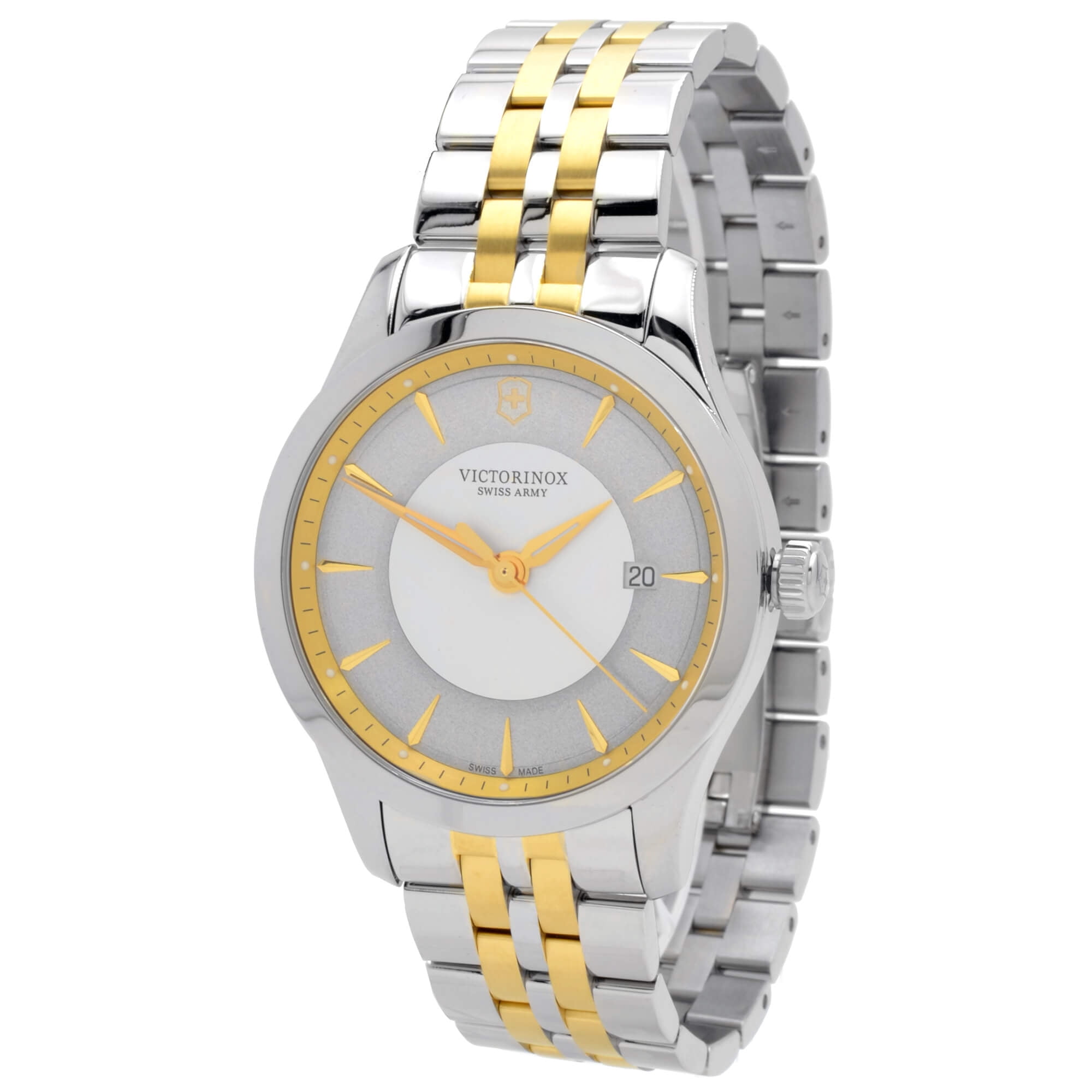 Victorinox Men's 241803 Alliance Watch Two-tone 40mm - Walmart.com