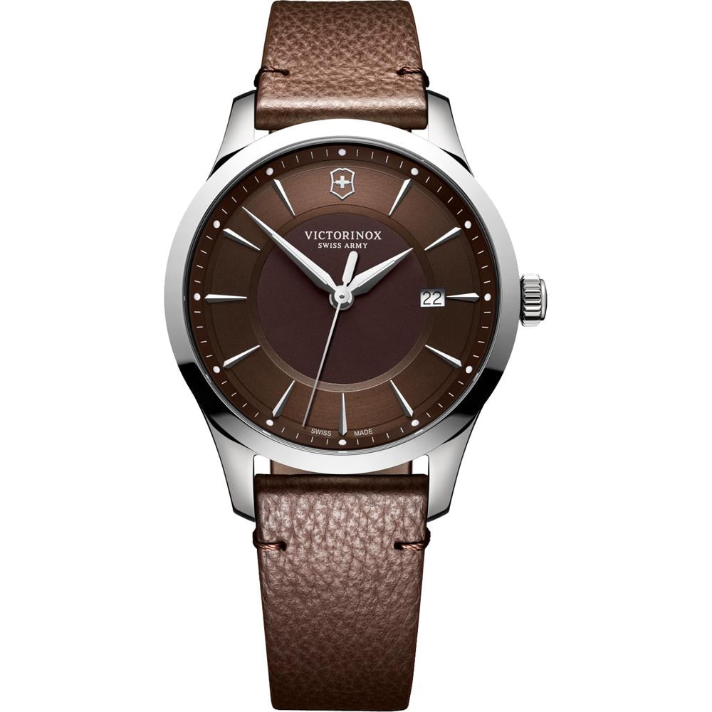 Victorinox Men's 241805 Alliance Watch Brown Leather 40mm