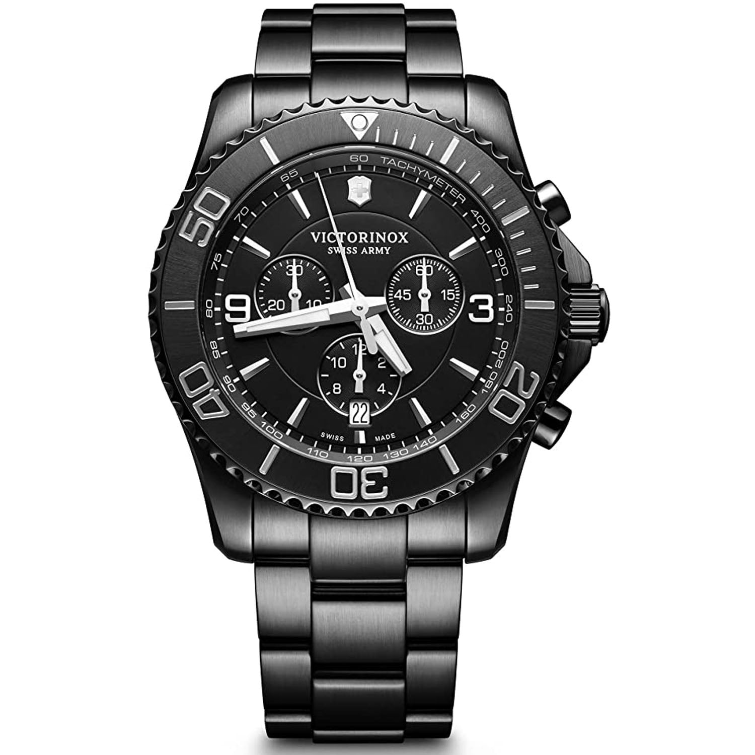 Victorinox Maverick Chronograph Quartz Black Dial Men's Watch