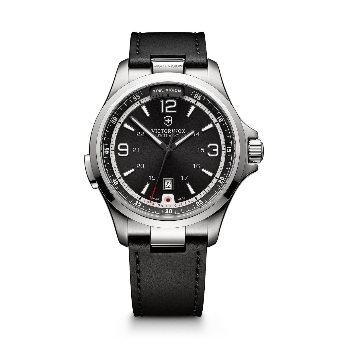 Victorinox Men's Swiss Army Night Vision Dark Grey Dial Watch