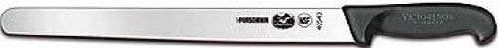 12-Inch Roast Beef Slicer - German Steel With White Polypropylene Handles