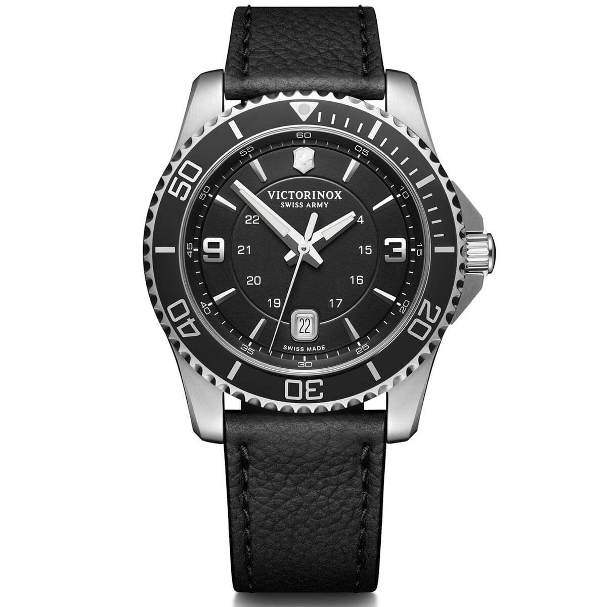 Victorinox クロノグラフ 腕時計 シルバー/ブラック Victorinox クロノグラフ 腕時計 シルバー/ブラック Amazon.co.jp