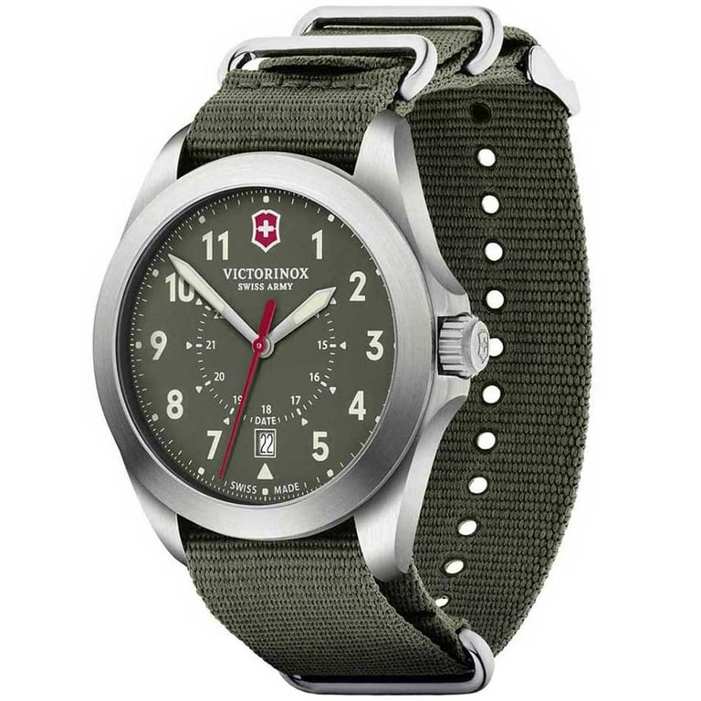 Victorinox Swiss Army Men's Heritage Green Dial Quartz Watch, 42mm