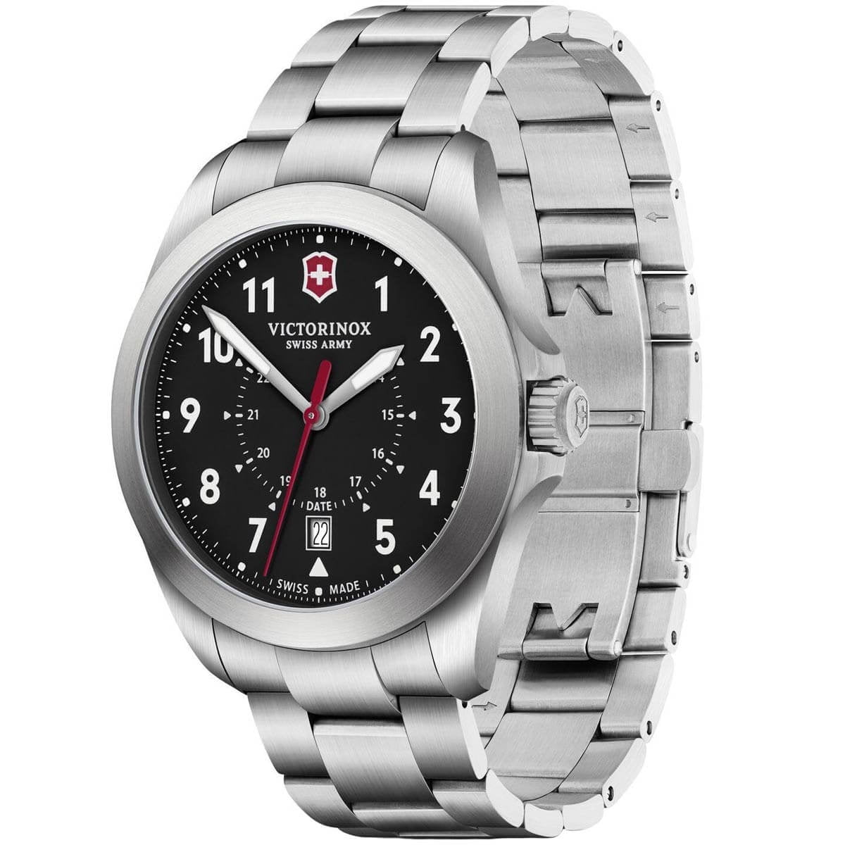 Victorinox Swiss Army 241964 Men's Heritage Blue Dial Strap Watch