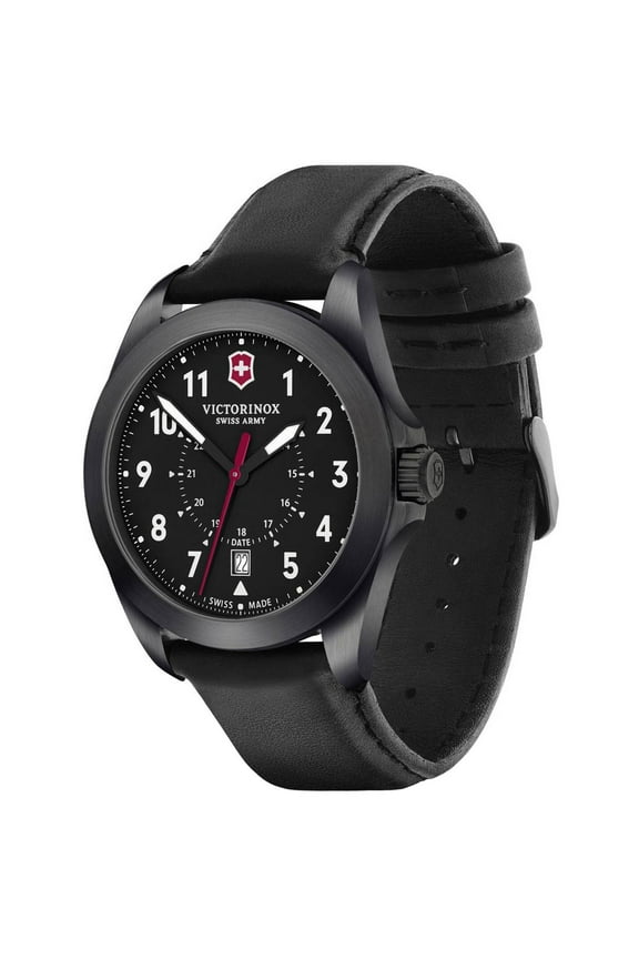 Swiss Army 241970 Men's Heritage Leather Strap Watch