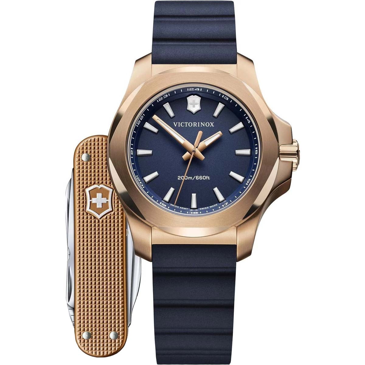 Victorinox Swiss Army 249162.1 Women's I.N.O.X. V Blue Dial Watch
