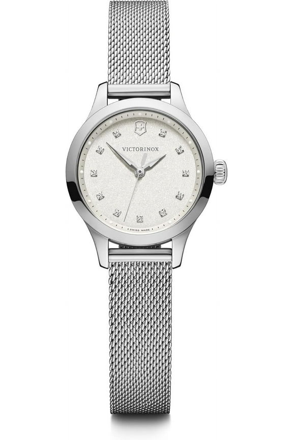 Swiss Army Alliance XS Quartz Silver Crystal Dial Steel Women's Watch 241878