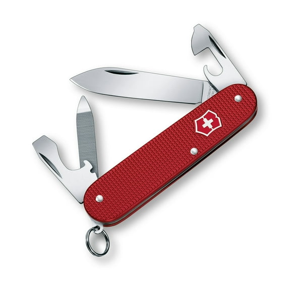 Victorinox Swiss Army Cadet 9 Function 84 mm Red Pocket Knife 0.2601.20R-X1