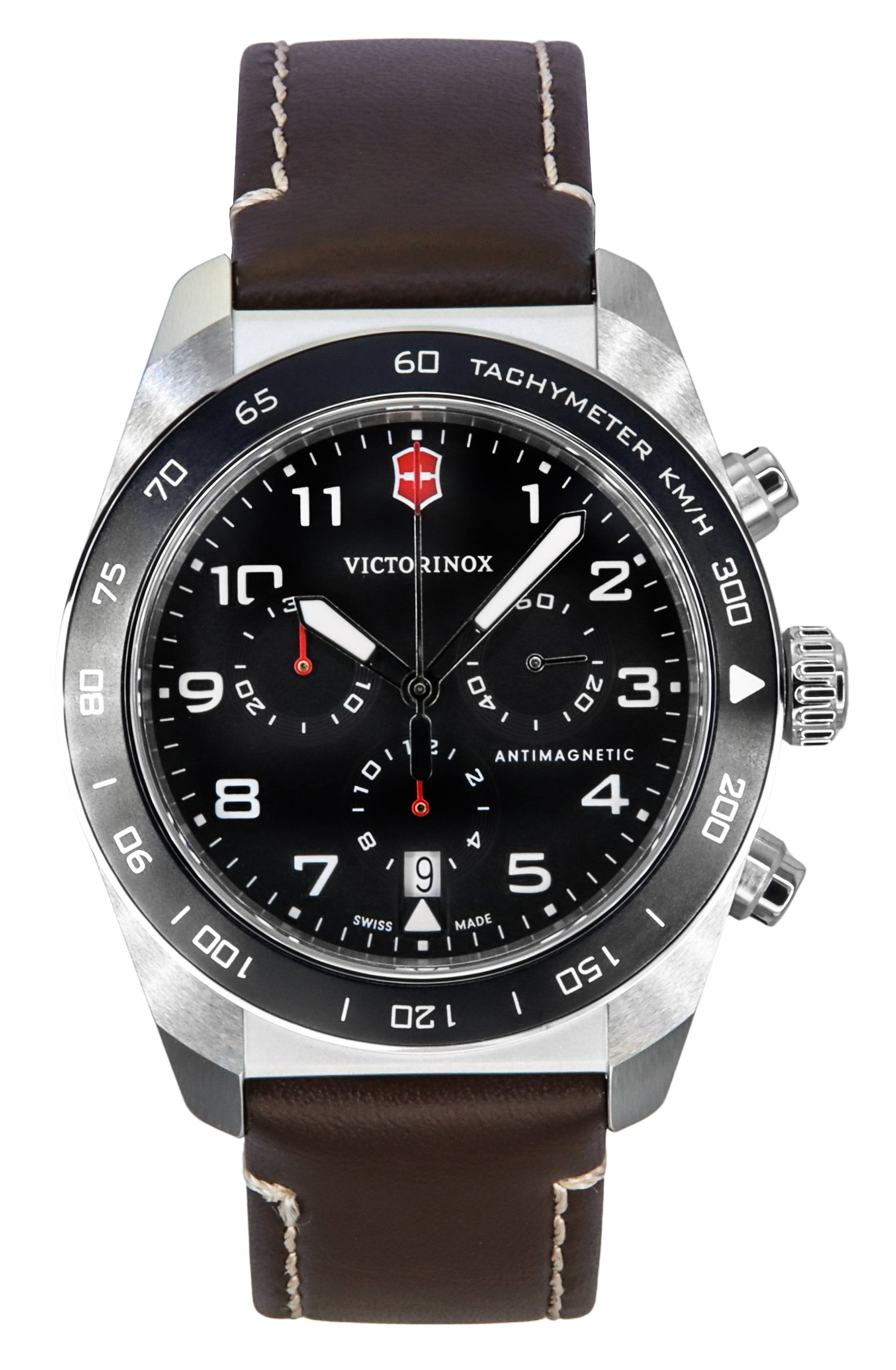 Victorinox Swiss Army Chronograph Quartz Black Dial Men's Watch 242046