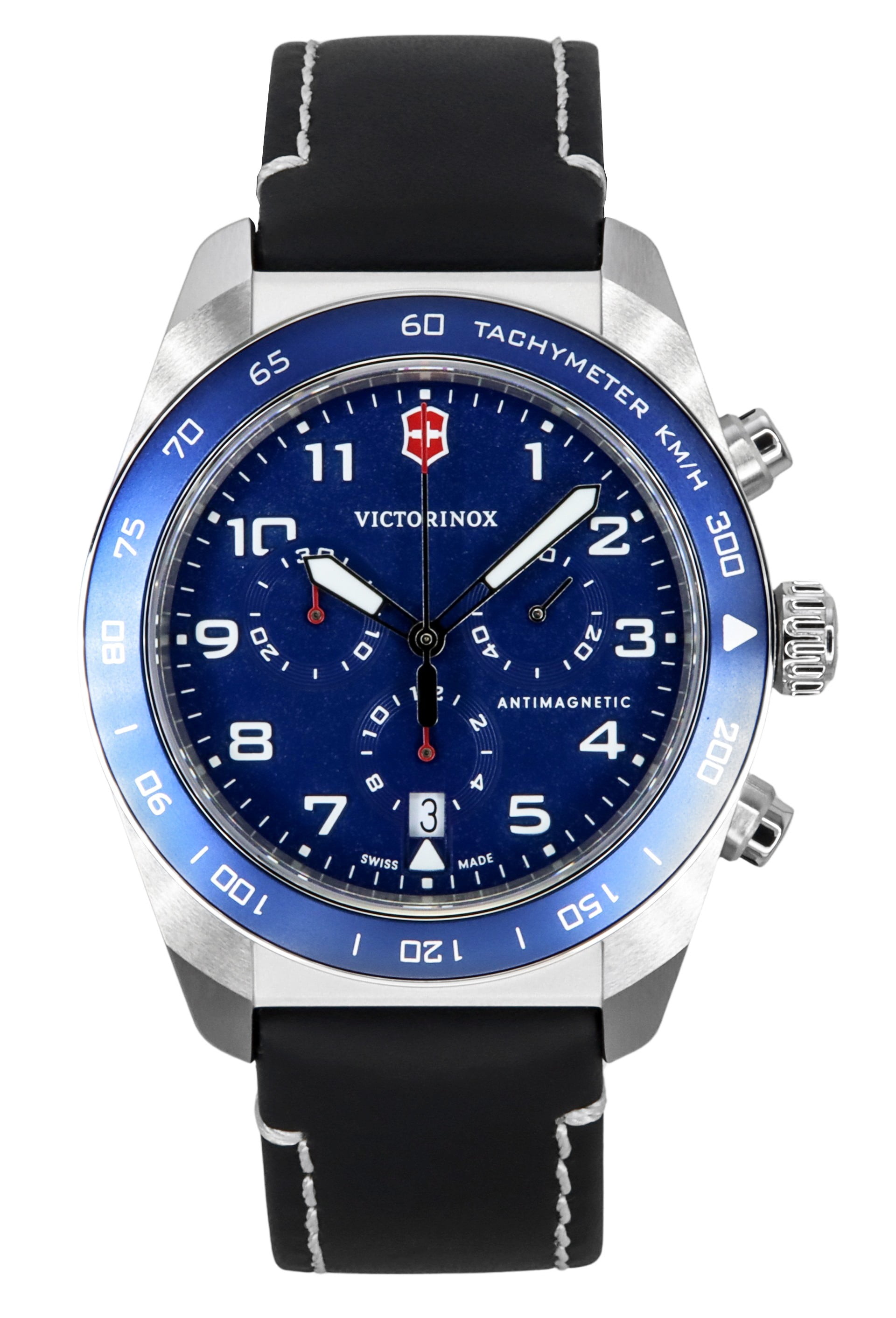 Victorinox Swiss Army Chronograph Quartz Blue Dial Men's Watch