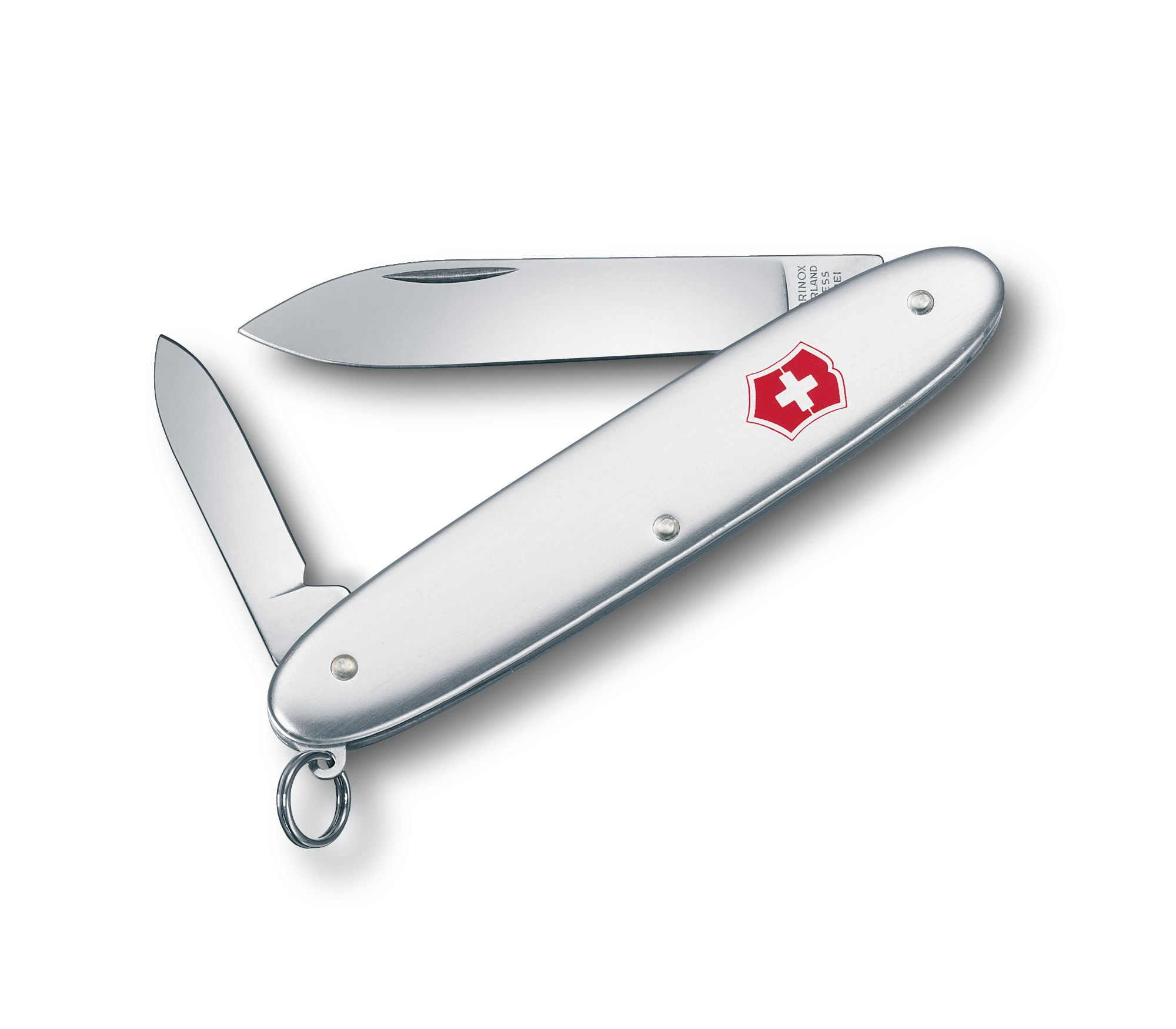 Victorinox Swiss Army Excelsior 2 Blade Silver Alox Pocket Knife
