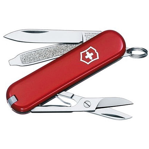 Victorinox Swiss Army Pocket Multi-Tool, Red Features, Blade