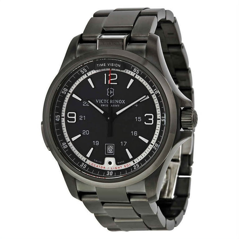 Victorinox Swiss Army Night Vision Dark Grey Dial Men's Watch