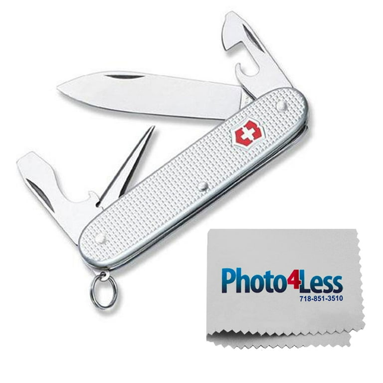 Victorinox Swiss Army Pioneer Pocket Knife, Silver Alox, One Size