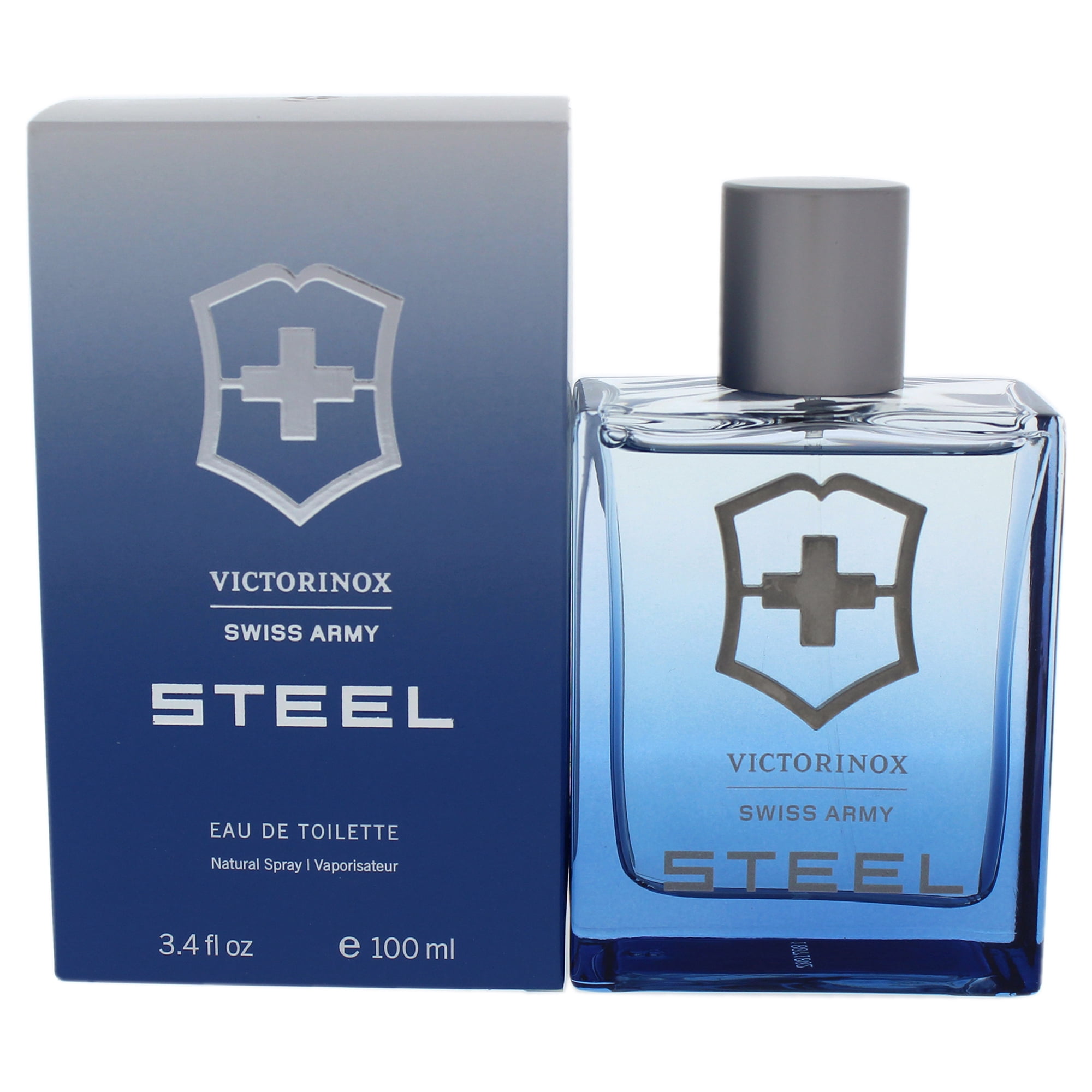 Victorinox Swiss Army Steel by Swiss Army for Men 3.4 oz EDT Spray