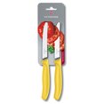 thumbnail image 1 of Victorinox Swiss Classic 2 Piece Utility Knife Set Wavy Edge Round Tip - Yellow, 1 of 1