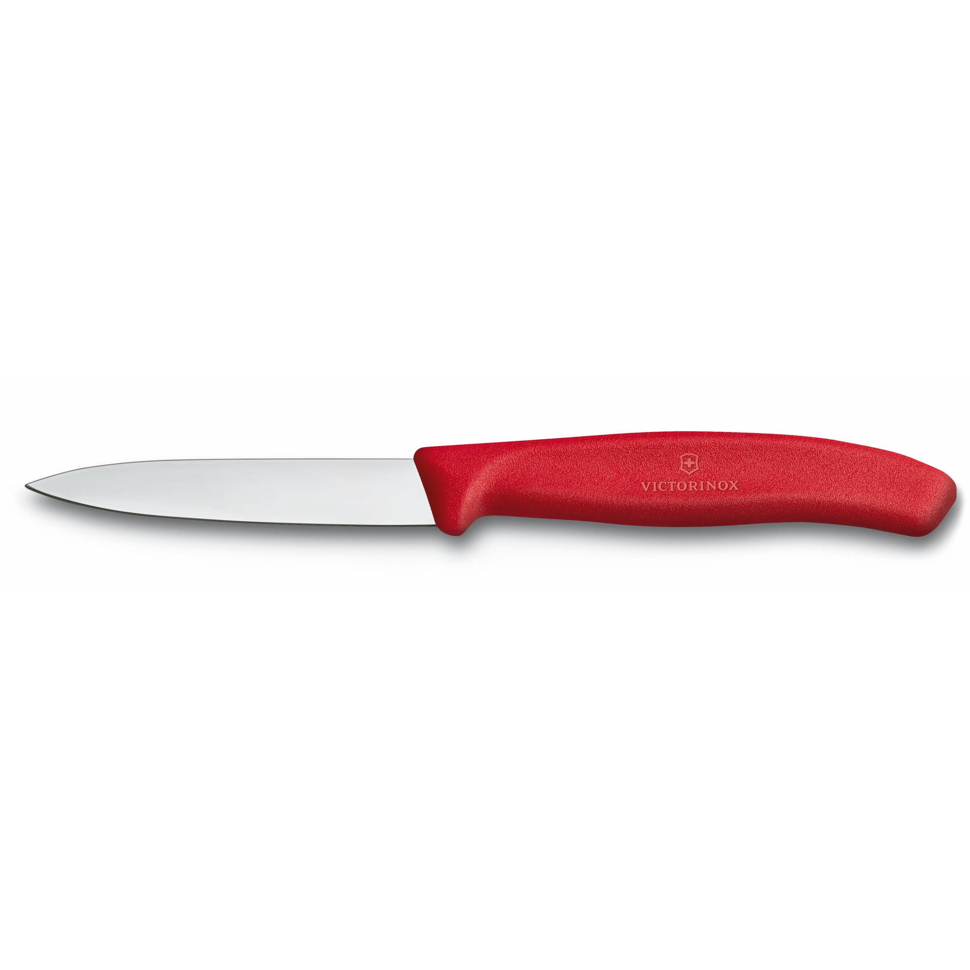 Victorinox Paring Knife Serrated Edge Pointed Tip 8cm Red Set x 6 Knives