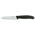 thumbnail image 1 of Victorinox Swiss Classic Paring Knife 3.9 Inch Straight Edge Pointed Tip - Black, 1 of 2