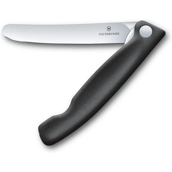 Victorinox Swiss Classic, foldable paring knife, 11cm,straight,black,blister