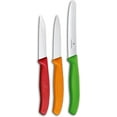 thumbnail image 1 of Victorinox Swiss Classic, paring knife set, 3pcs, red, orange, green, 1 of 1