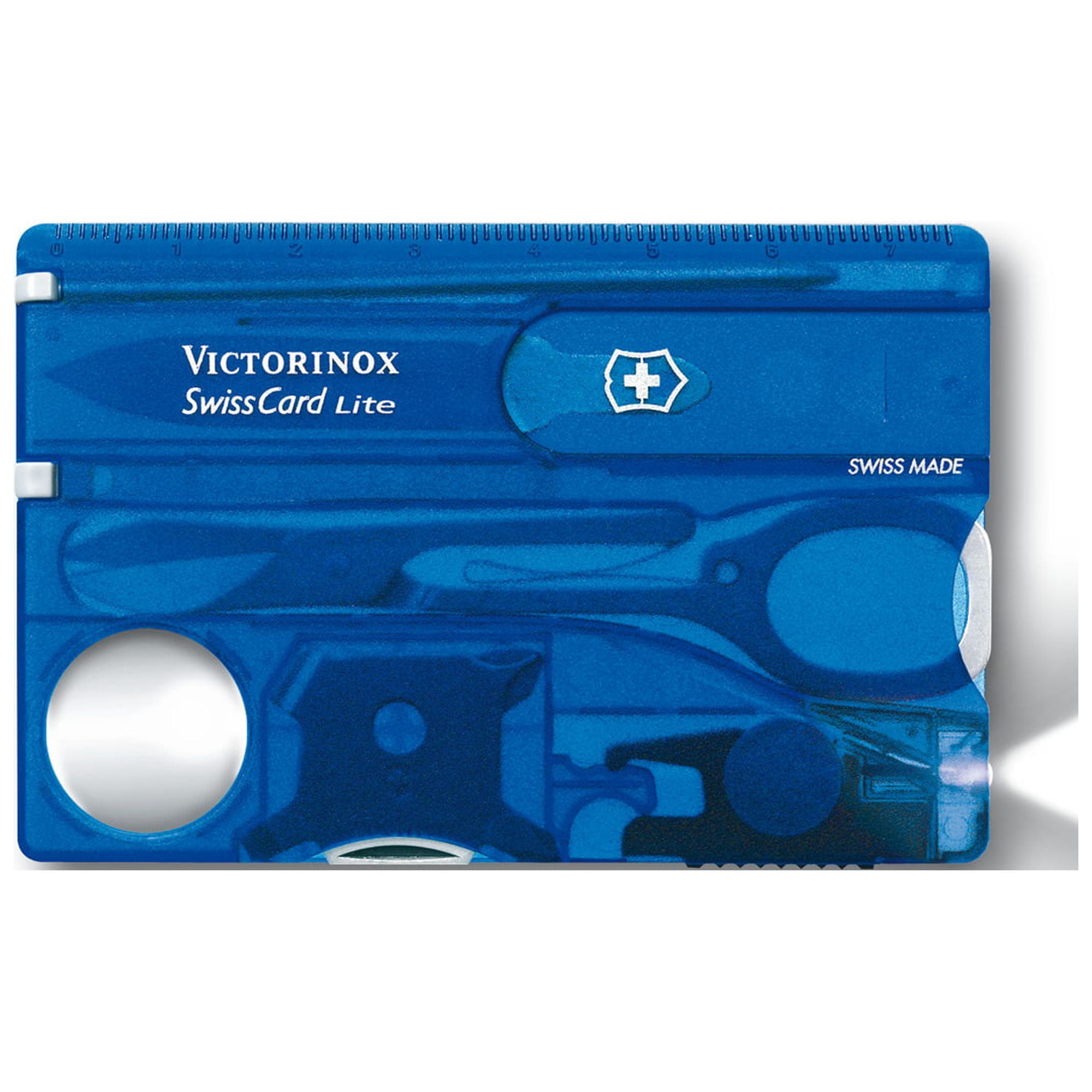 Tool　Lite　SwissCard　Function　Red　Transparent　Pocket　Victorinox　13