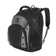 Wenger Synergy 16 Inch Laptop Backpack, Triple Protected, Men/Women, School/Work/Travel, Black/Grey