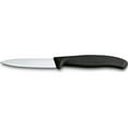 thumbnail image 1 of Victorinox Victorinox Swiss Classic, paring knife, 8cm, straight, pointed tip, black, 1 of 1