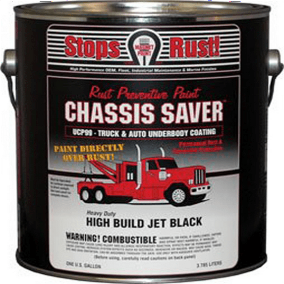 VictoriouStore by Chassis Saver Paint, Stops and Prevents Rust, Gloss Black, 1 Gallon Can