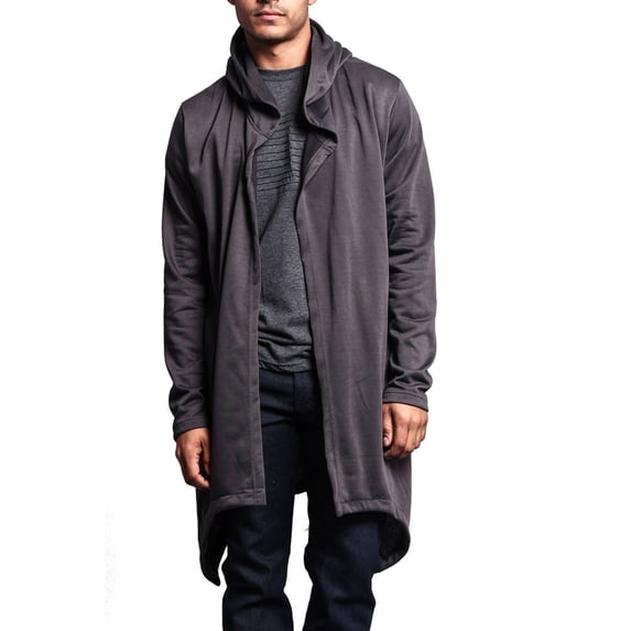 Victorious Long Length Drape Cape Cardigan Hoodie - Multiple Colors & Sizes
