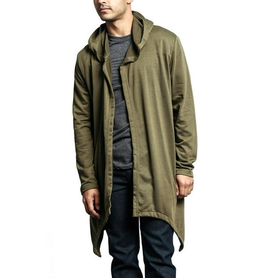 Victorious Long Length Drape Cape Cardigan Hoodie - Multiple Colors & Sizes