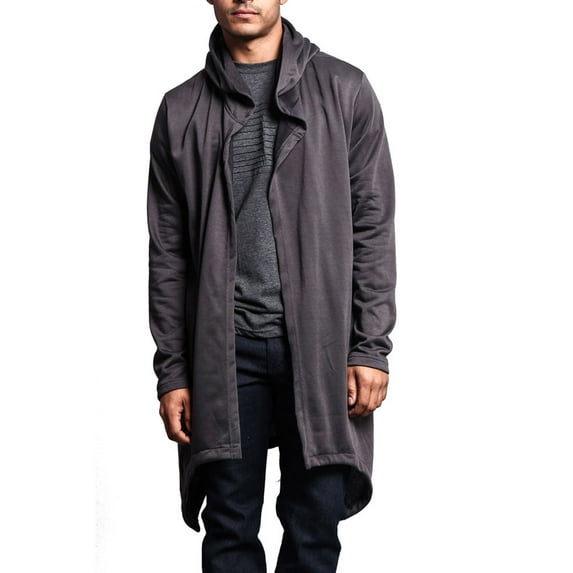 Victorious Long Length Drape Cape Cardigan Hoodie - Multiple Colors & Sizes