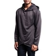thumbnail image 1 of Victorious Long Length Fishtail Cloak Pullover Hoodie JK700 - Dark Grey - X-Large - J1A, 1 of 4