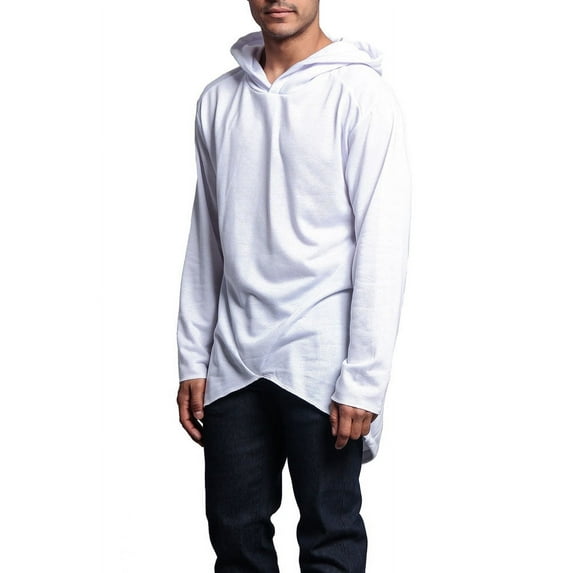 Victorious Long Length Fishtail Cloak Pullover Hoodie JK700 - White - 2X-Large - J1A