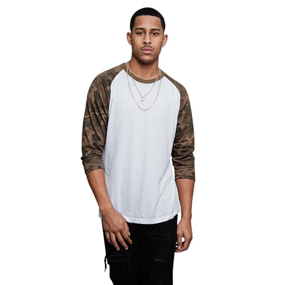 Victorious Men's Baseball Raglan T-Shirt 3/4 Sleeves Jersey