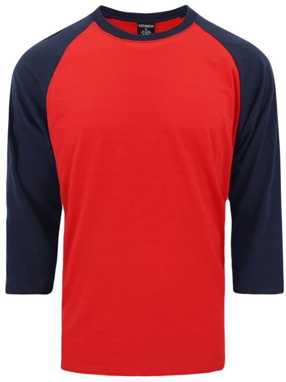 Victorious Men's Baseball Raglan T-Shirt 3/4 Sleeves Jersey